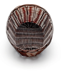 BREAD BASKET OVAL BROWN